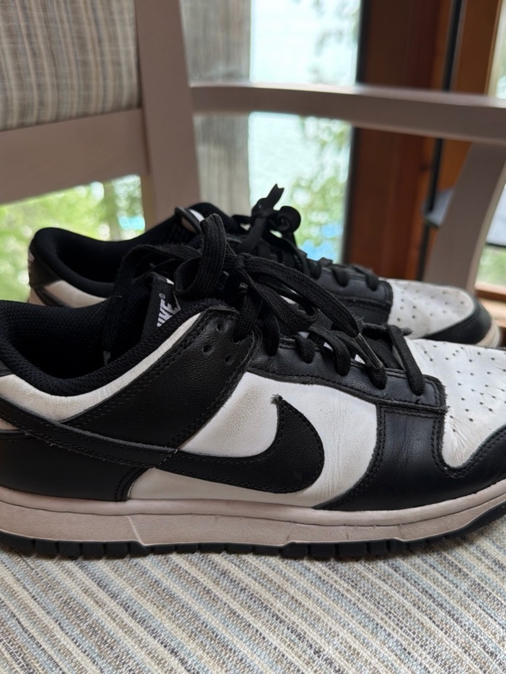 Nike Black and White Low-Top Sneakers